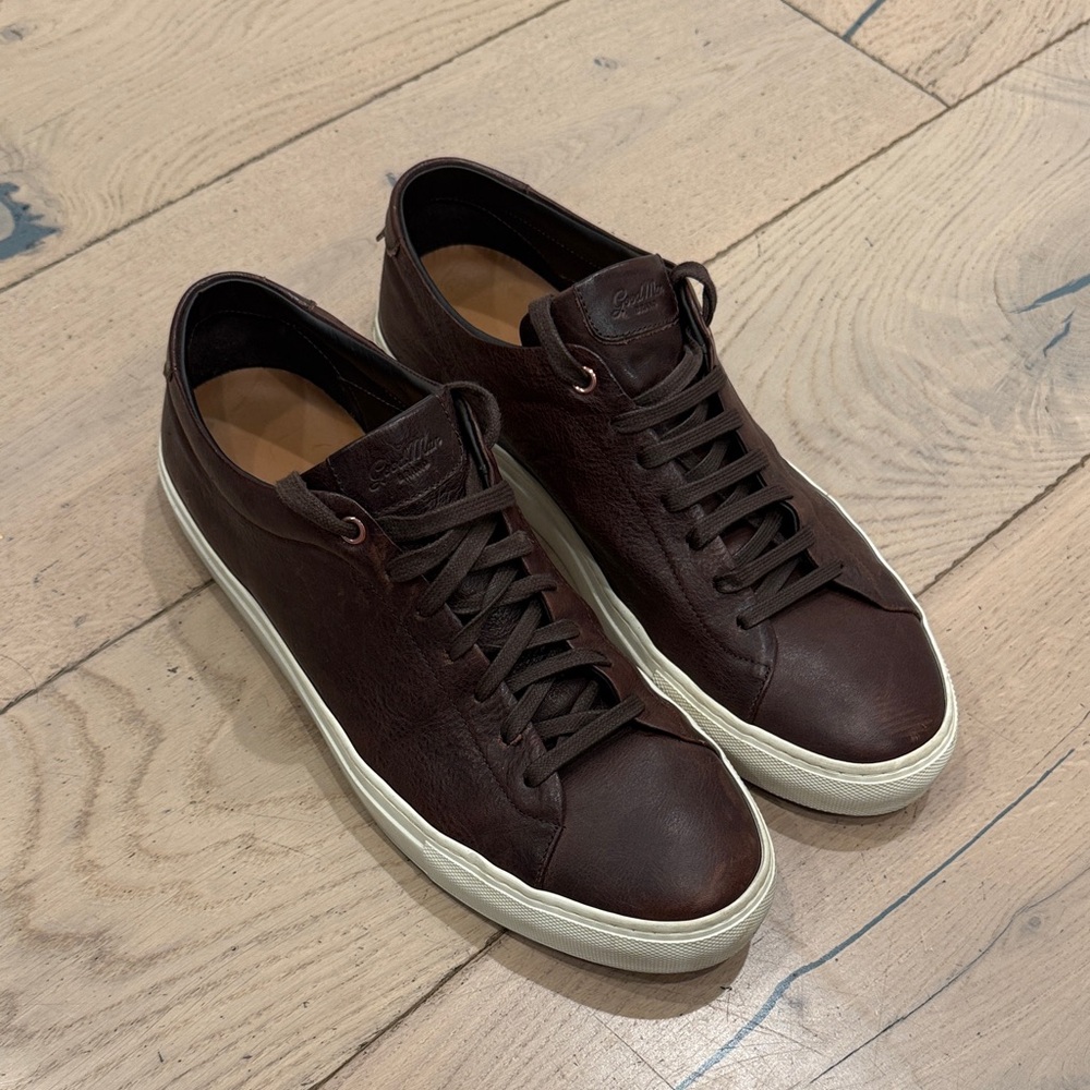 Good Man Brand Dark Brown Leather Sneakers
